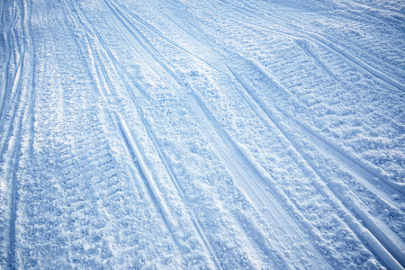 雪地移动轨道纹理