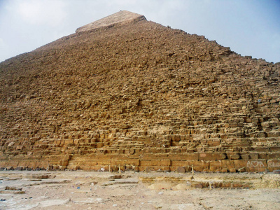 埃及中东的吉萨金字塔和狮身人面像