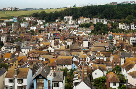 英国黑斯廷斯的房屋全景