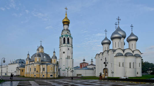 沃洛格达, 俄罗斯2015年7月15日 复活大教堂