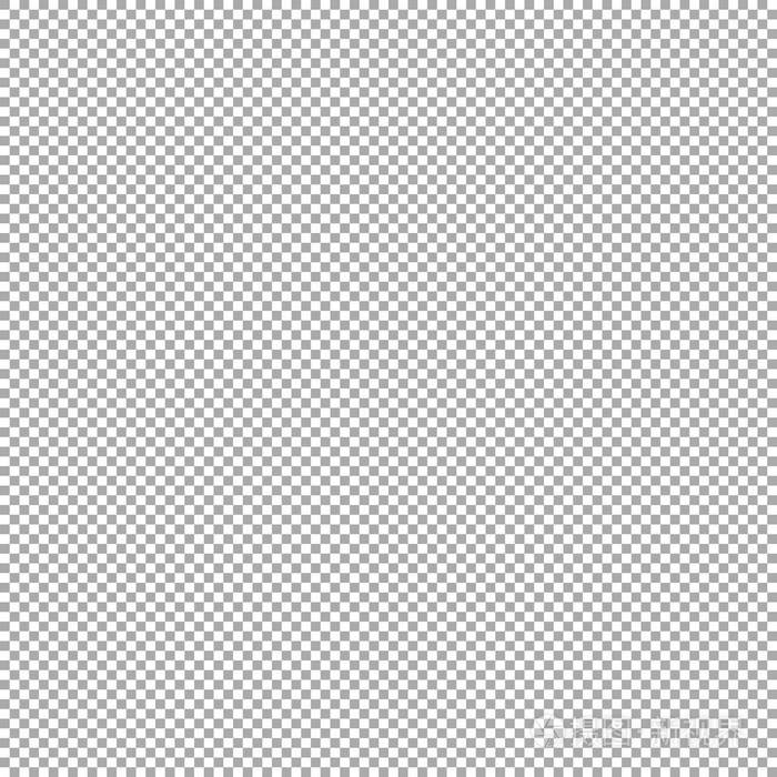 矢量模式无缝白色和灰色作为棋盘透明背景
