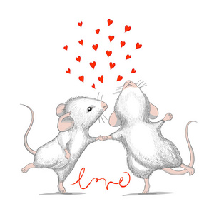 老鼠爱大米图片