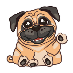 卡通哈巴狗图片