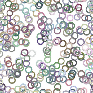 抽象的无缝随机圆图案背景矢量设计从五彩圆环