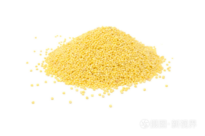 一堆小米麦片照片-正版商用图片02ni59-摄图新视界