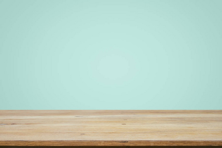 张桌子空木甲板上薄荷壁纸背景照片