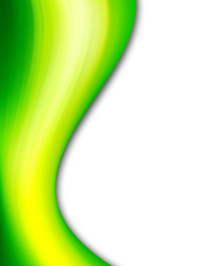 绿色波浪图