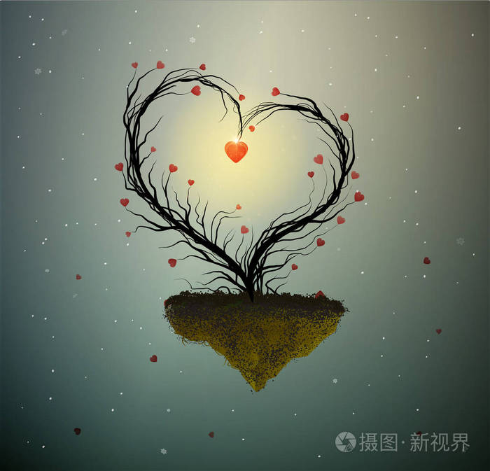 家家的想法, 春天的爱情树, 树与巢的心和两个白色的小鸟, 甜蜜的家
