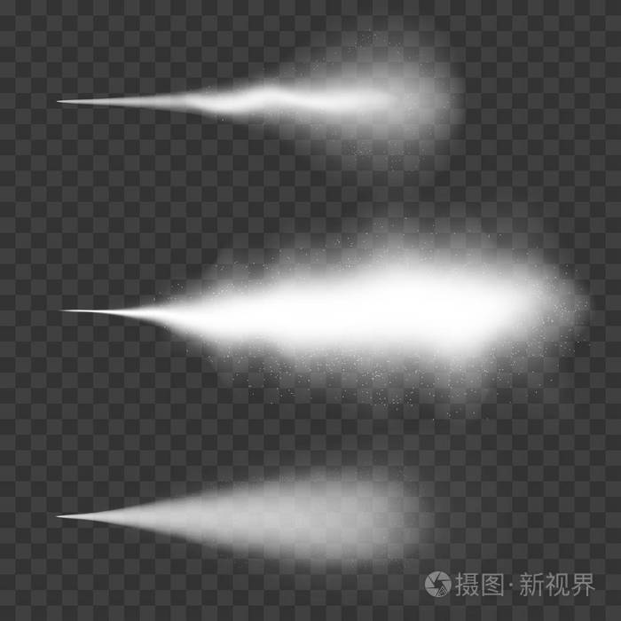 透明背景下的白色喷雾效果.eps