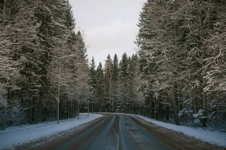 严寒冬日 roadswinter 路