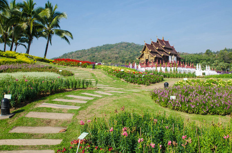 建筑风格在花园, 泰国