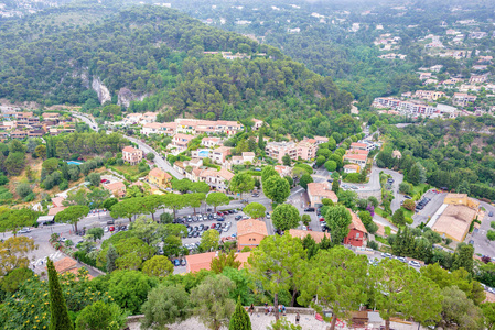 日光雾景至 Eze, 蔚蓝海岸, 与中世纪的浩村