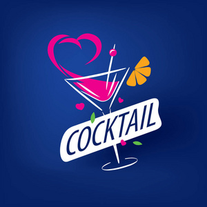 鸡尾酒徽标图片