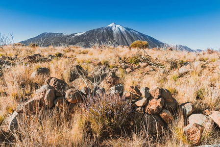 在特内里费岛，西班牙的埃尔泰德火山