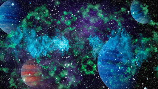 银河此图像装备由美国航空航天局的元素