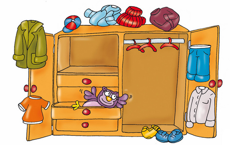 小孩开抽屉图片