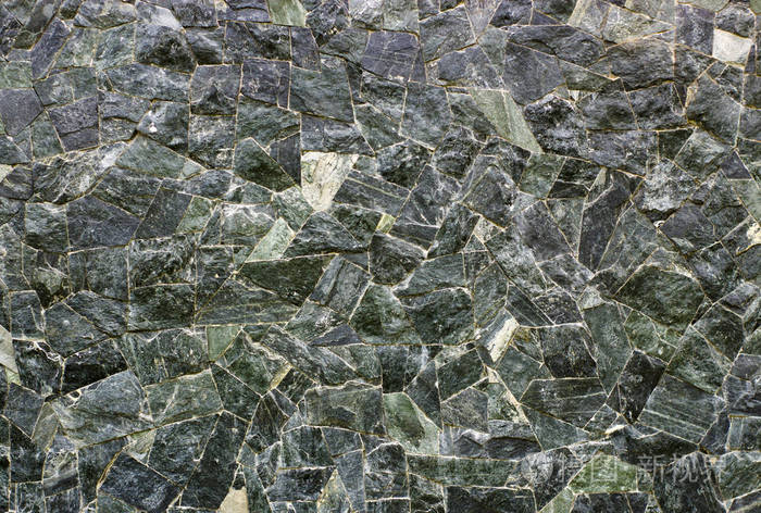 蓝石砂岩 mrable 与钙华墙体结构