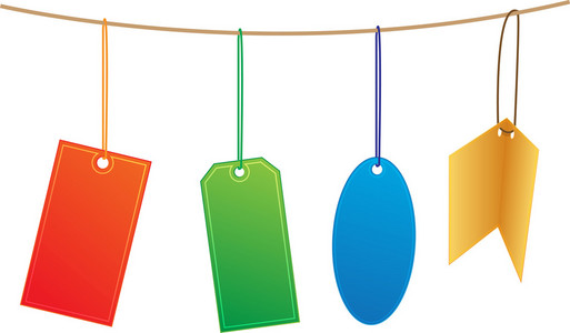 卡通价格标签图片