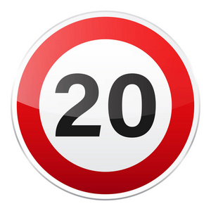 停止和屈服.监管标志.街.限速照片