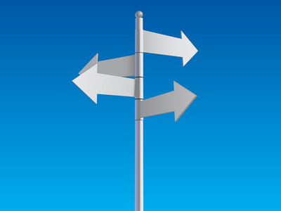 十字路口标志图片