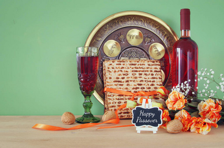 比萨庆祝概念犹太逾越节。
