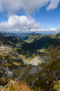 在斯洛伐克的落基山山顶地区