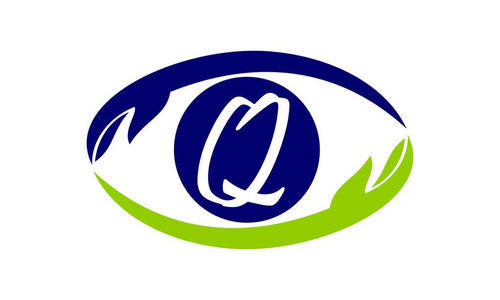 眼睛保健解决方案字母 Q