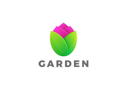 花园标志设计图片