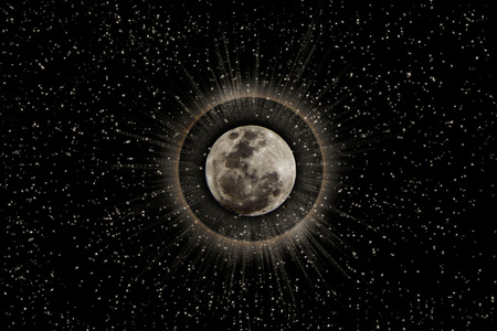 满月 望月 盈月 月轮照片