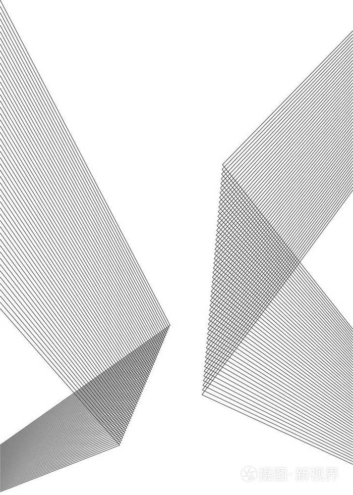 线设计元素多条平行线poligonalform13