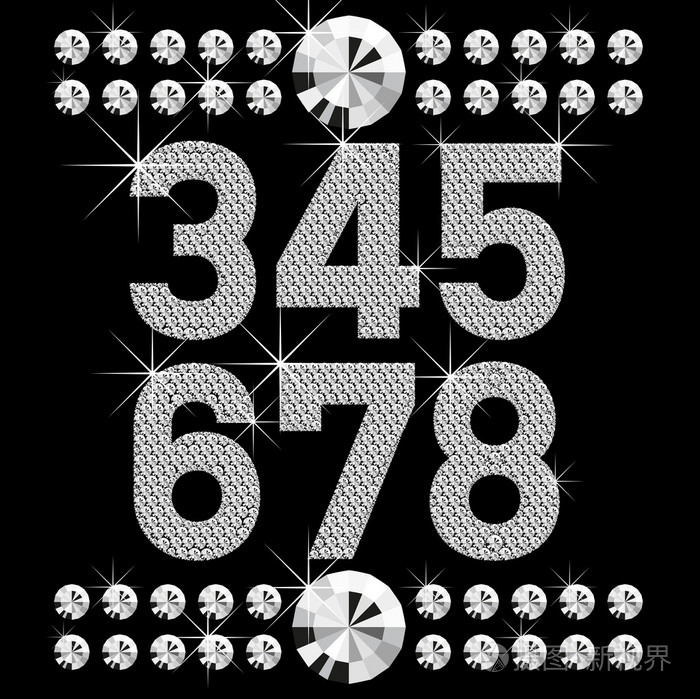 新的钻石用粗体字母集