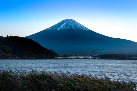 日本富士山河口湖是日本最好的地方之一