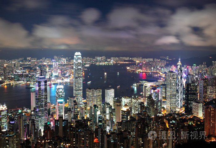 Hong Kong at night