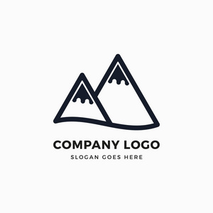 山峰logo设计素材图片 山峰logo设计图片素材下载 摄图新视界