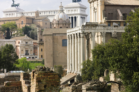 罗马论坛遗址。