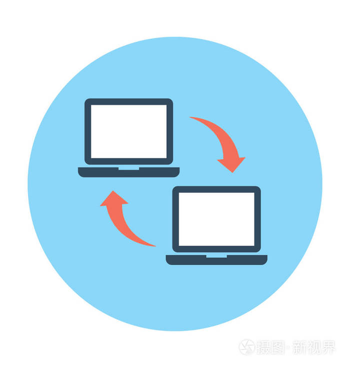 数据共享矢量图标