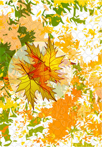 抽象向量秋季背景