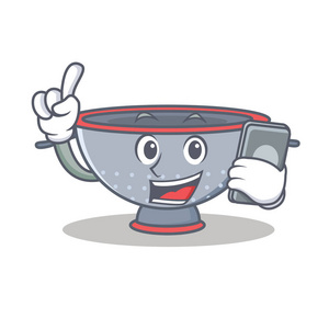 手机漏勺器具卡通人物照片