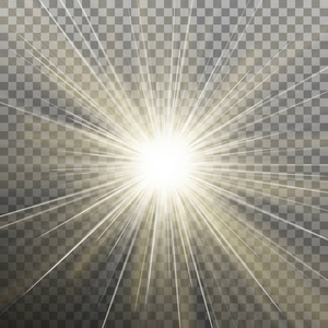 白光爆发爆炸的透明效果.eps 10 矢量照片