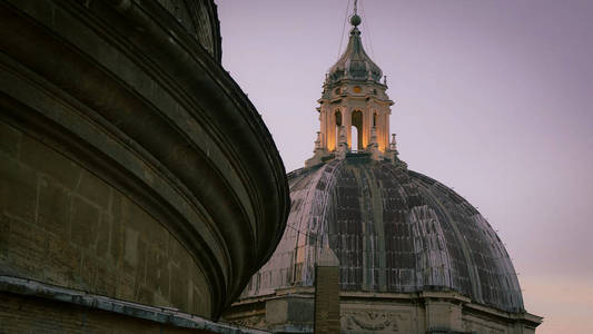 圣彼得大教堂, 罗马, 梵蒂冈, 意大利的景观圆顶