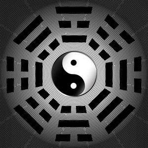 太极与八卦符号照片