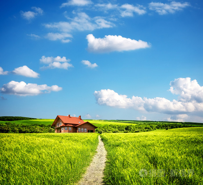 快乐家庭的房子照片-正版商用图片02u1ym-摄图新视界
