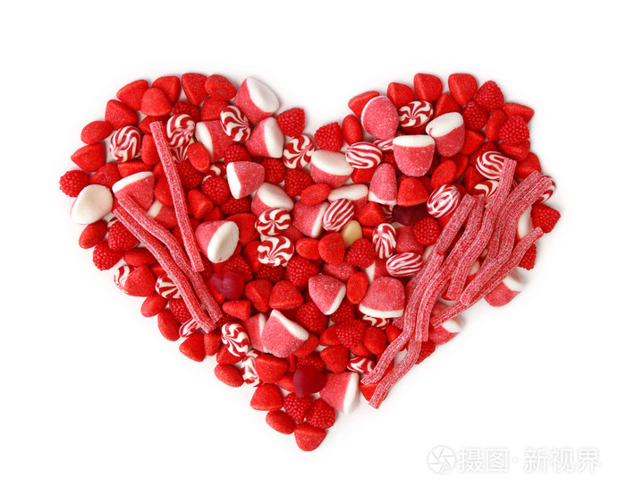 水果心形糖果
