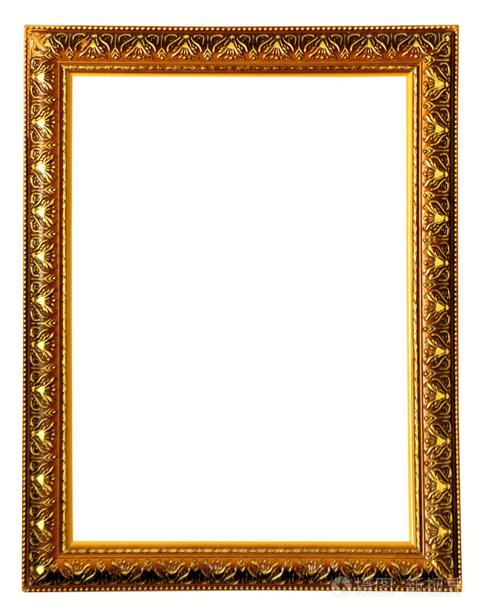 黄金色木制相框