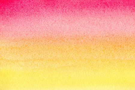 纸张渐变红手工画水彩渐变背景纹理的纸上.水彩污渍.