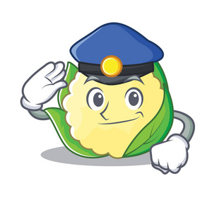 警察花椰菜人物卡通风格照片