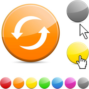 刷新按钮素材图片