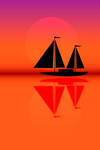 美帆船 sailing boat