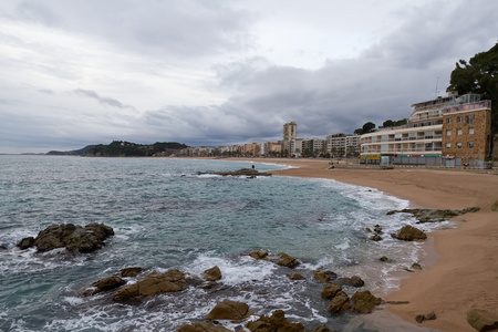 海滩全景