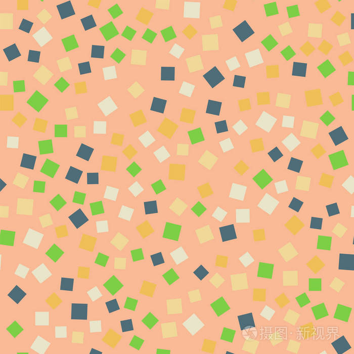 抽象正方形图案粉红色几何背景尼斯随机方块几何混沌装饰
